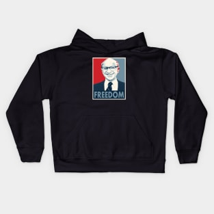 Milton Retro Friedman Graphic Kids Hoodie